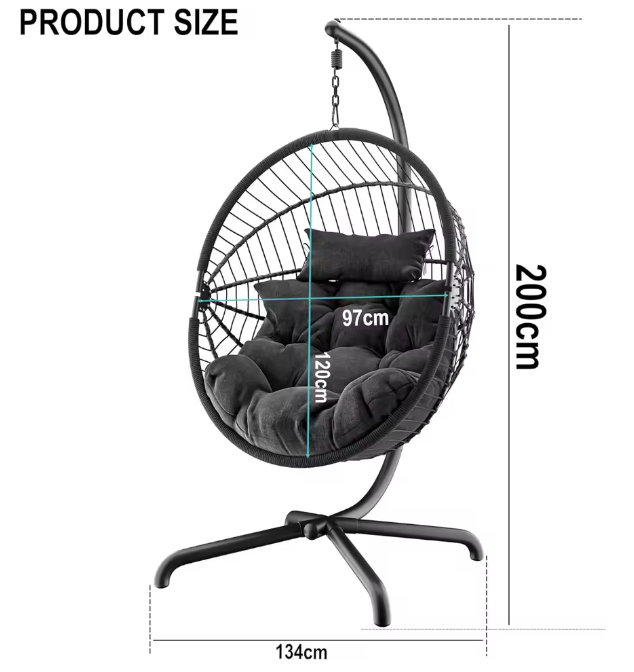 Rattan Egg Swing Chair